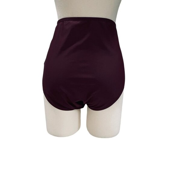 Honeymark Maroon Dress NWT Built In Bra Pockets Swim Coverup Skater Style L - Picture 10 of 10